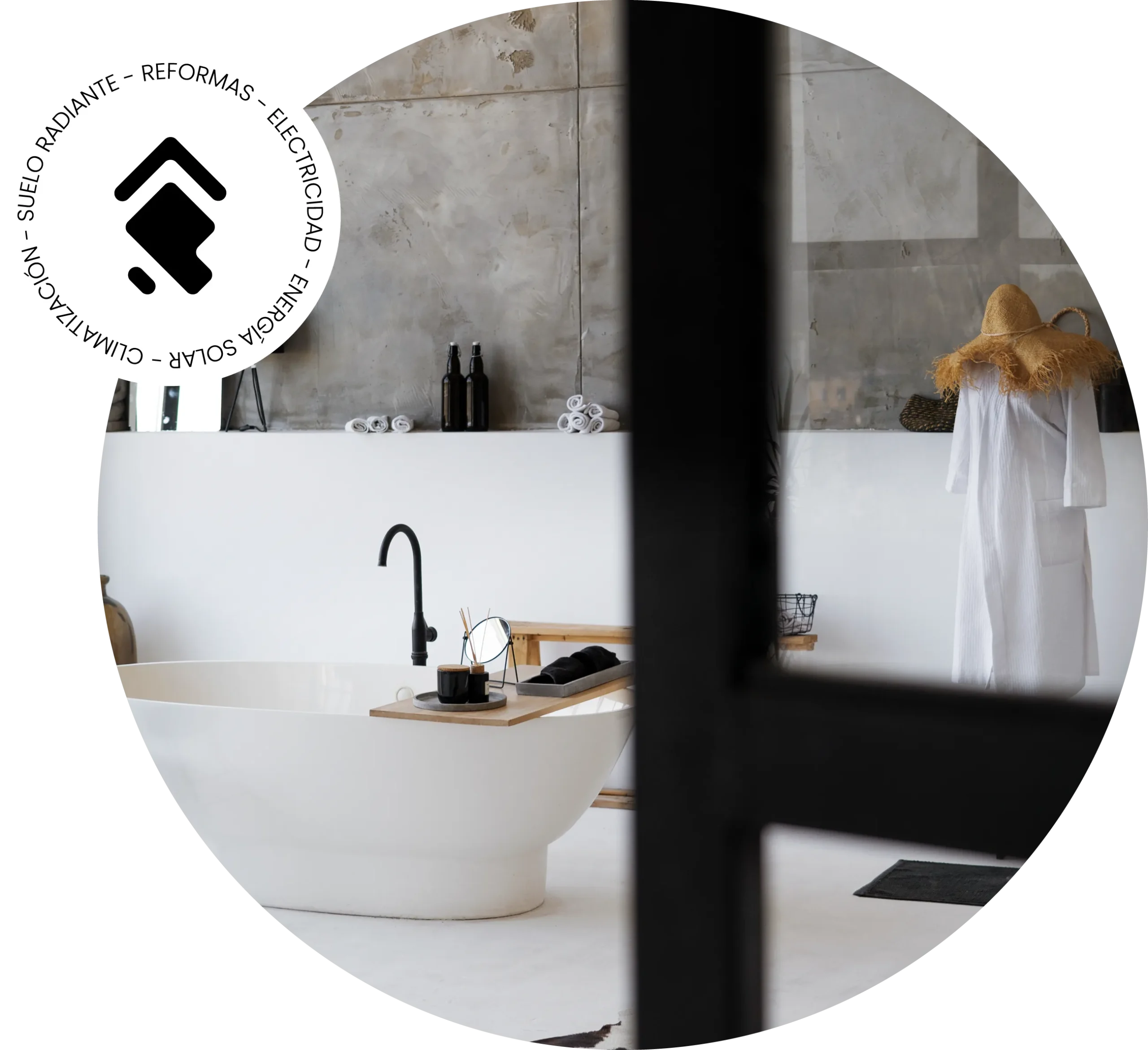 Baño reformado moderno con acabados de alta calidad en Baleares.